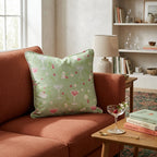 Cranberry Coupe Sage Throw Pillow - Hillcroft Home