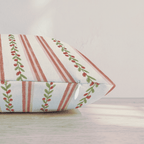 Cranberry Garland Throw Pillow throw pillow - Hillcroft Home