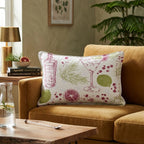 Cranberry Lime Cocktail Throw Pillow throw pillow - Hillcroft Home