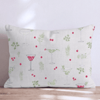 Cranberry Martini Scatter Throw Pillow - Hillcroft Home