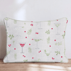 Cranberry Martini Scatter Throw Pillow - Hillcroft Home