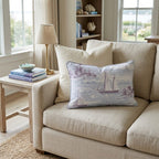 Cranberry Sailing Toile Throw Pillow - Hillcroft Home