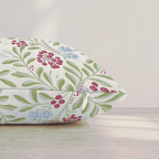 Cranberry Vine Throw Pillow throw pillow - Hillcroft Home