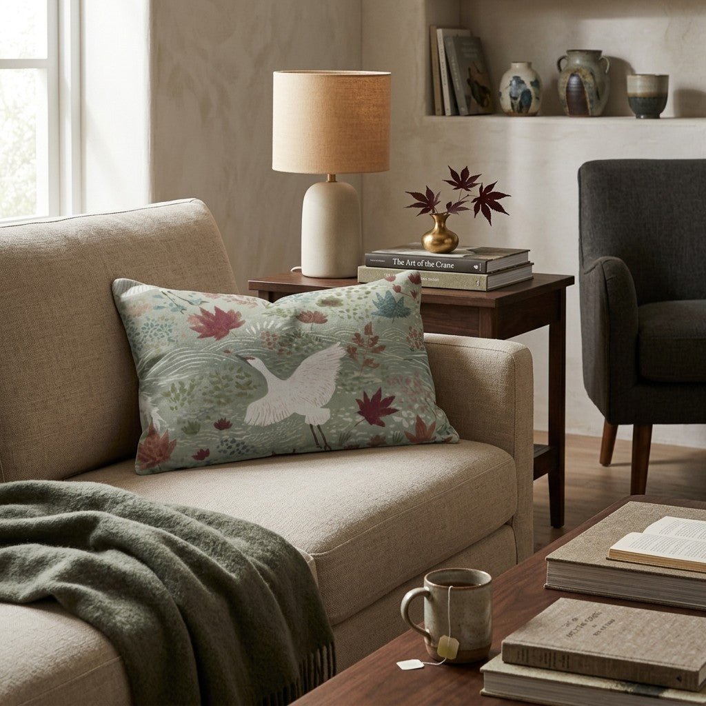 Crane & Maple Throw Pillow - Hillcroft Home