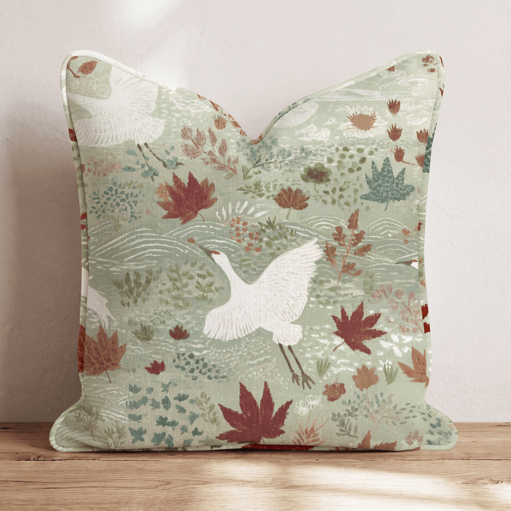 Crane & Maple Throw Pillow - Hillcroft Home