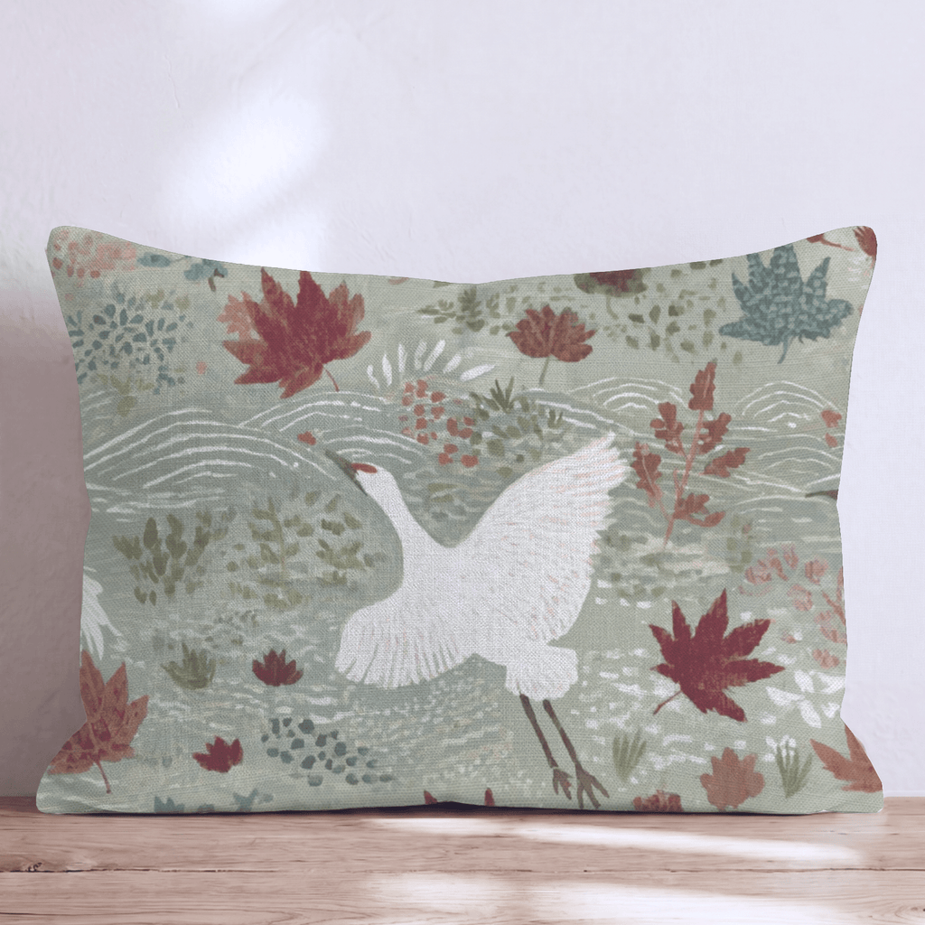 Crane & Maple Throw Pillow - Hillcroft Home
