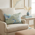 Crane Walk Throw Pillow - Hillcroft Home