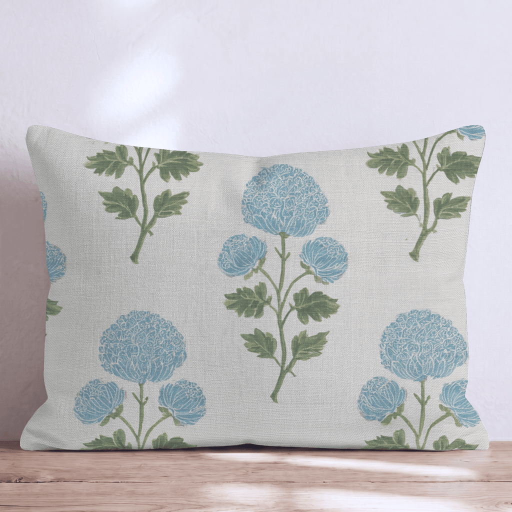 Cream Ornate Floral Throw Pillow - Hillcroft Home