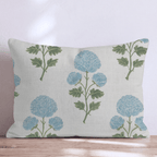 Cream Ornate Floral Throw Pillow - Hillcroft Home
