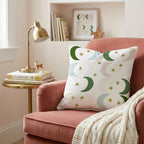 Crescent Moon Sky Throw Pillow - Hillcroft Home
