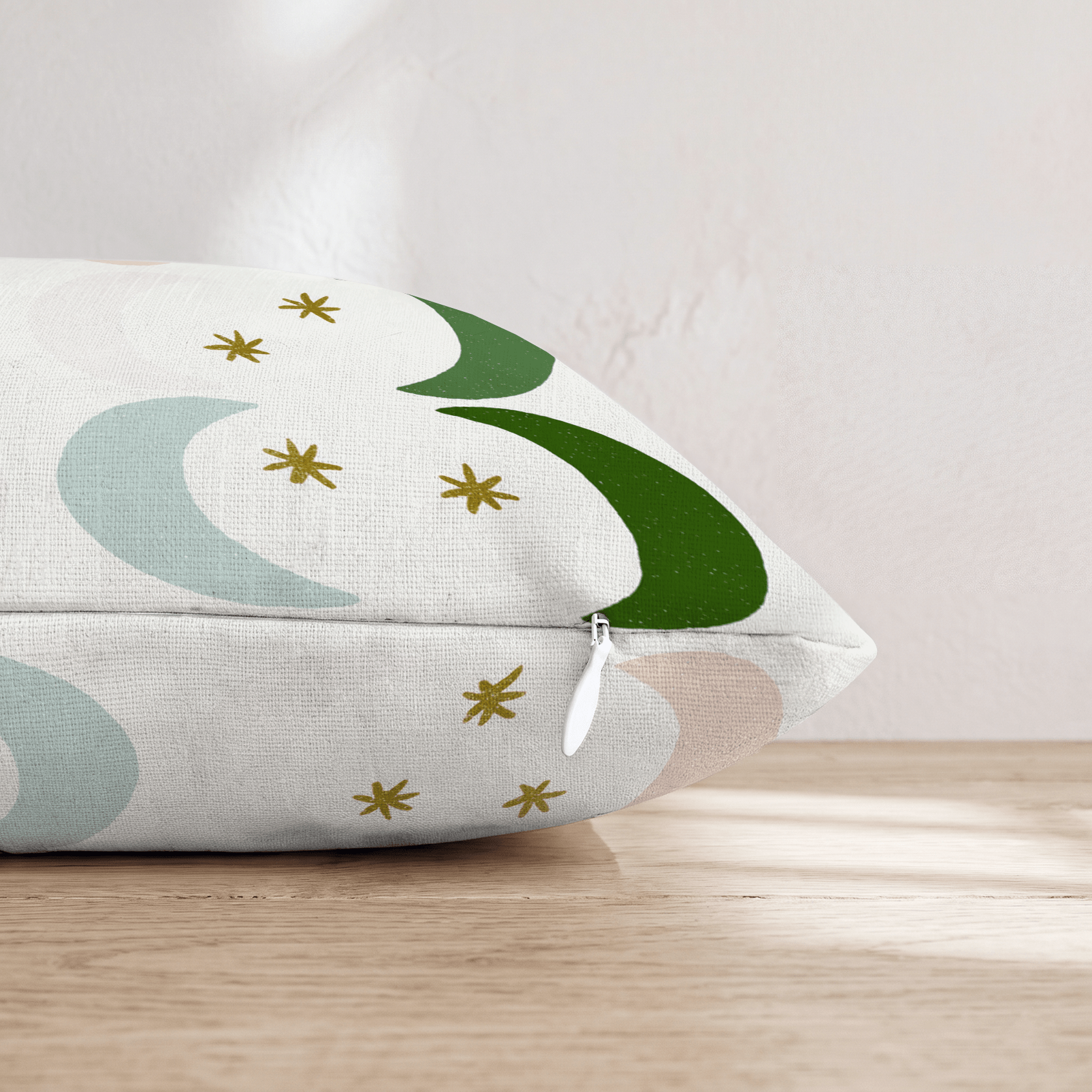 Crescent Moon Sky Throw Pillow - Hillcroft Home