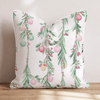 Crimson & Pine Throw Pillow - Hillcroft Home