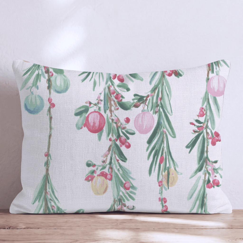 Crimson & Pine Throw Pillow - Hillcroft Home