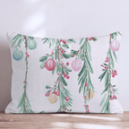 Crimson & Pine Throw Pillow - Hillcroft Home