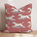 Crimson Run Pointer Throw Pillow - Hillcroft Home