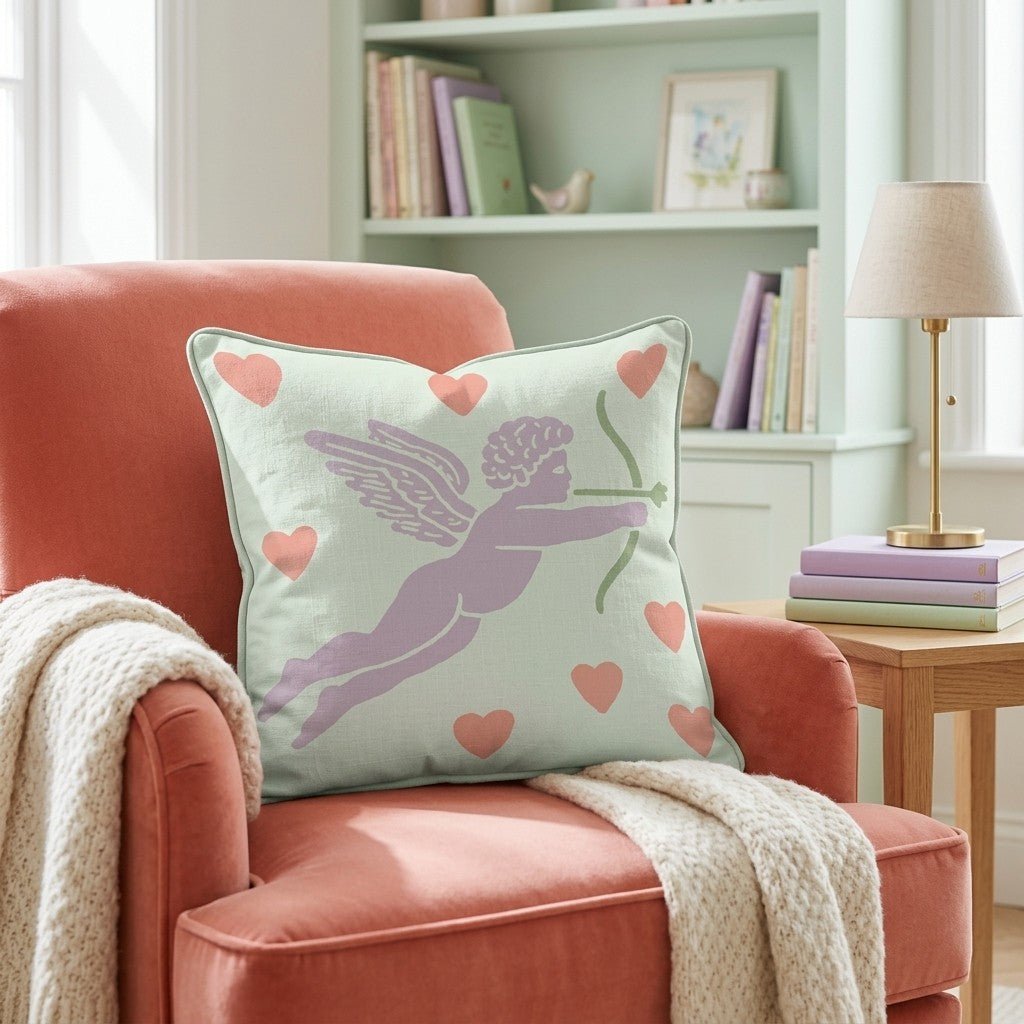 Cupids Arrow Throw Pillow - Hillcroft Home