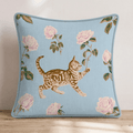 Curious Kitten Throw Pillow - Hillcroft Home