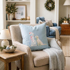 Curious Snowman Throw Pillow throw pillow - Hillcroft Home