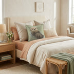 Cute Otter Throw Pillow - Hillcroft Home