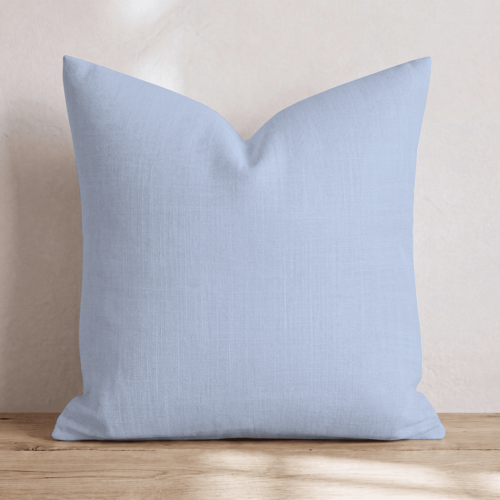 Cyan Blue Throw Pillow - Hillcroft Home