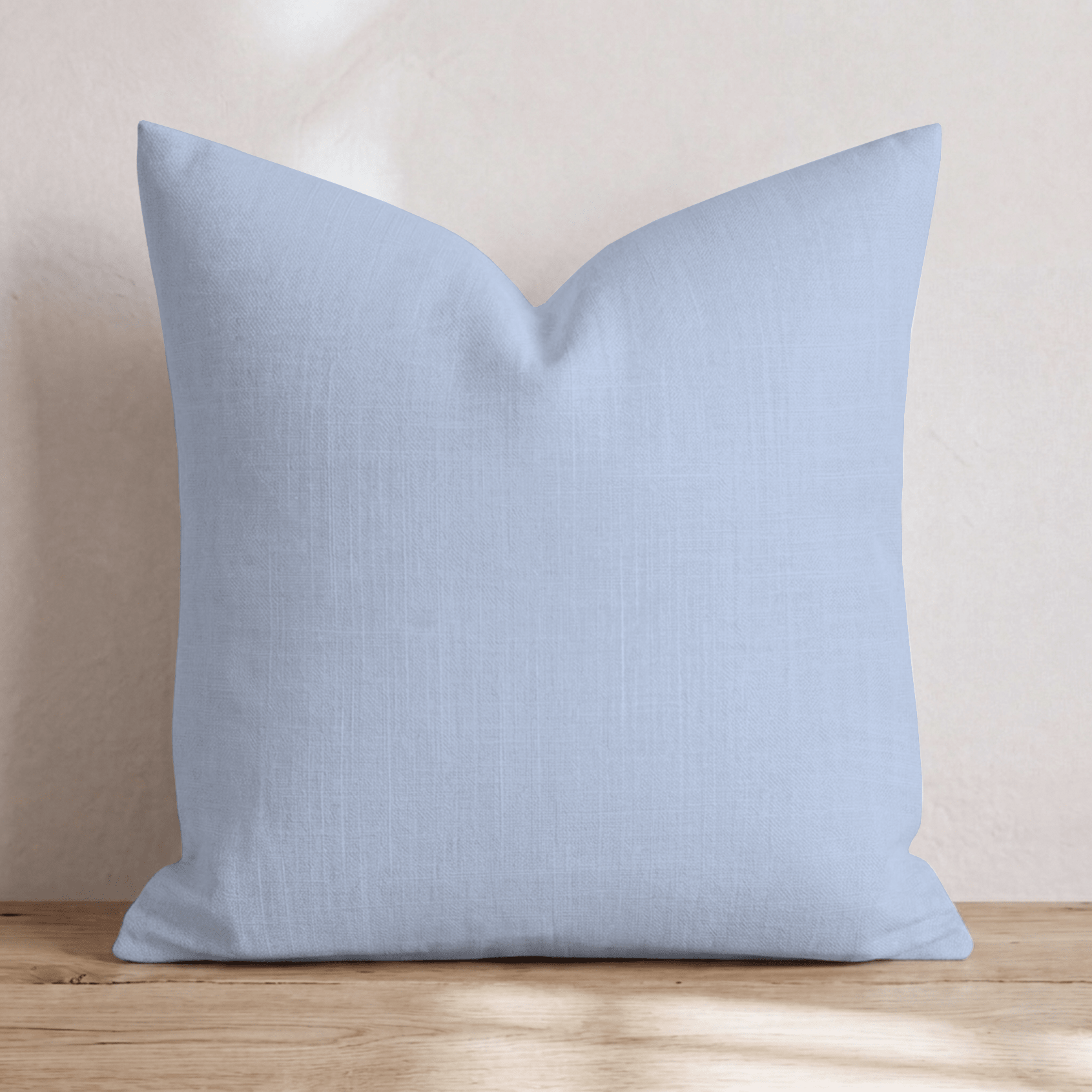 Cyan Blue Throw Pillow - Hillcroft Home