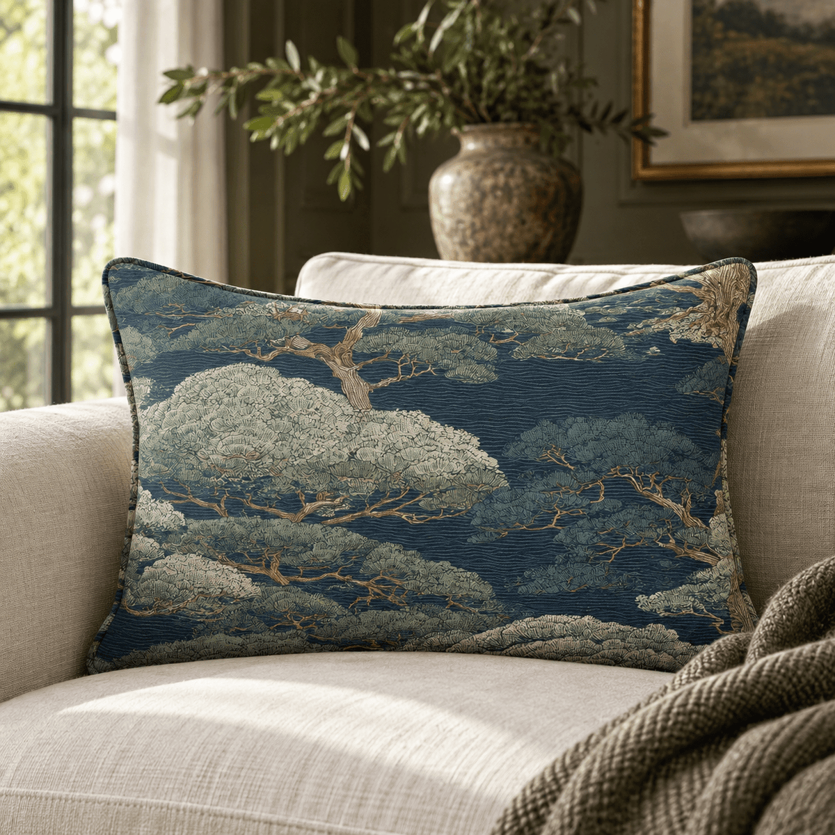 Cypress Grove Throw Pillow throw pillow - Hillcroft Home