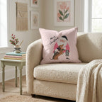 Dachshund Christmas Embrace Throw Pillow - Hillcroft Home