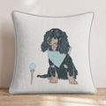 Dachshund Double Bogeypng Throw Pillow - Hillcroft Home