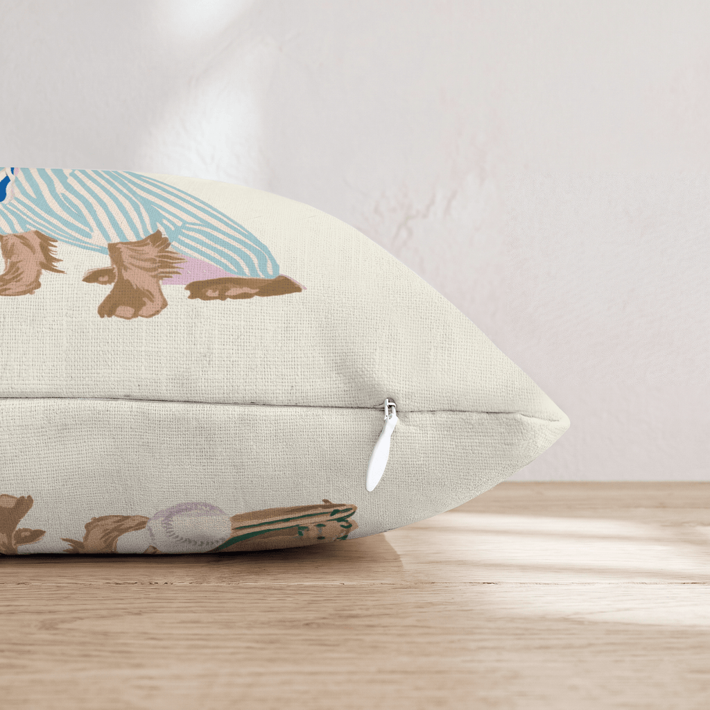 Dachshund Dugout Throw Pillow - Hillcroft Home