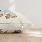 Dachshund Dugout Throw Pillow - Hillcroft Home