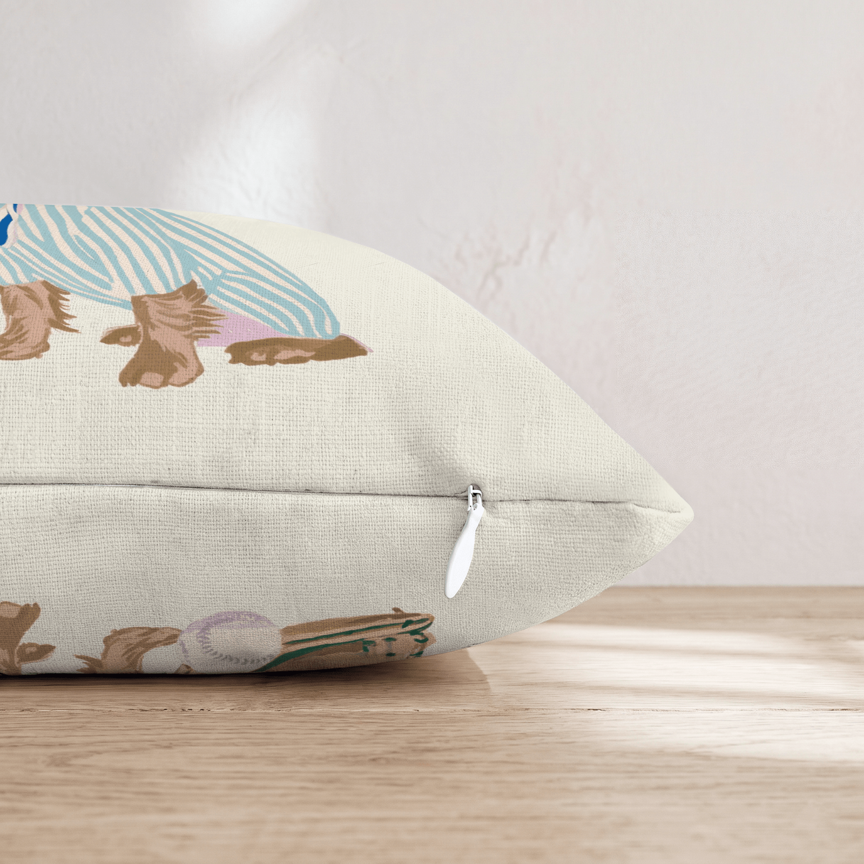 Dachshund Dugout Throw Pillow - Hillcroft Home