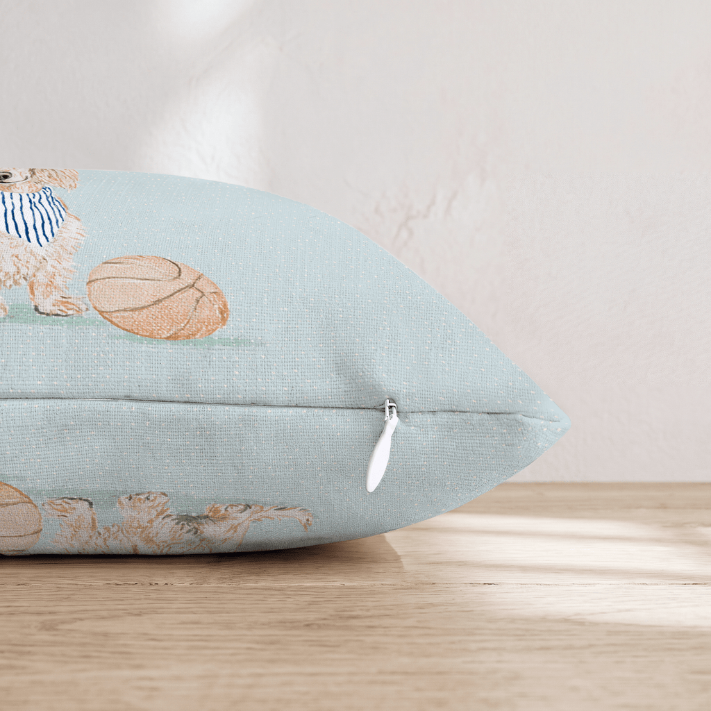 Dachshund Dunks Throw Pillow - Hillcroft Home