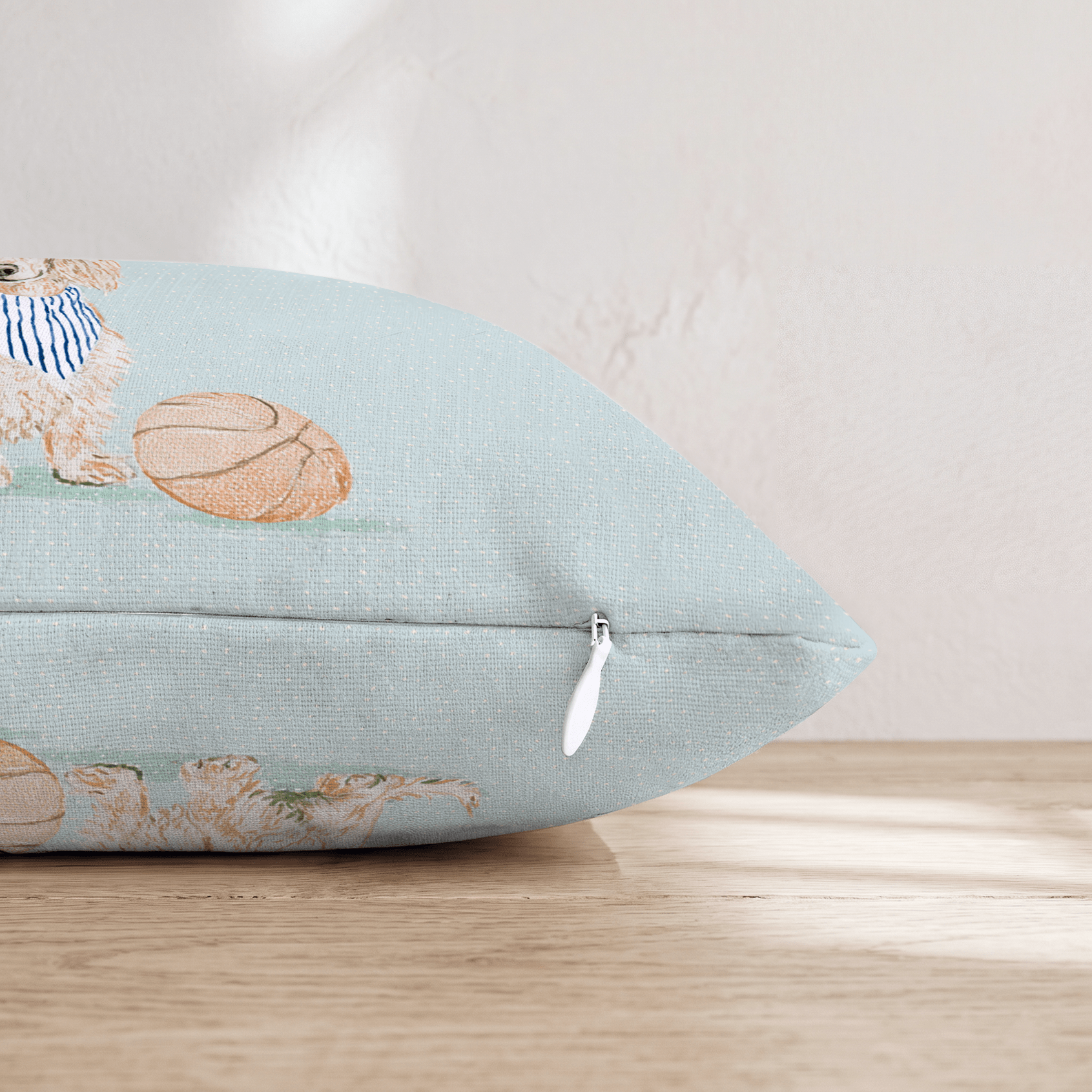Dachshund Dunks Throw Pillow - Hillcroft Home