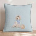 Dachshund Dunks Throw Pillow - Hillcroft Home