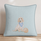 Dachshund Dunks Throw Pillow - Hillcroft Home