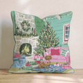 Dachshund Fireside Cabin Throw Pillow - Hillcroft Home