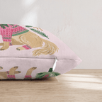Dachshund Holiday Sweater Throw Pillow - Hillcroft Home