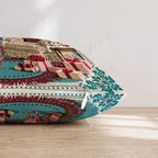 Dachshund Holly Parlor Throw Pillow - Hillcroft Home