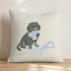 Dachshund Lacrosse Star Throw Pillow - Hillcroft Home