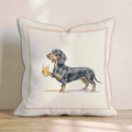 Dachshund Lager Throw Pillow - Hillcroft Home