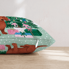 Dachshund Nook Throw Pillow - Hillcroft Home