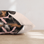 Dachshund Portrait Throw Pillow - Hillcroft Home