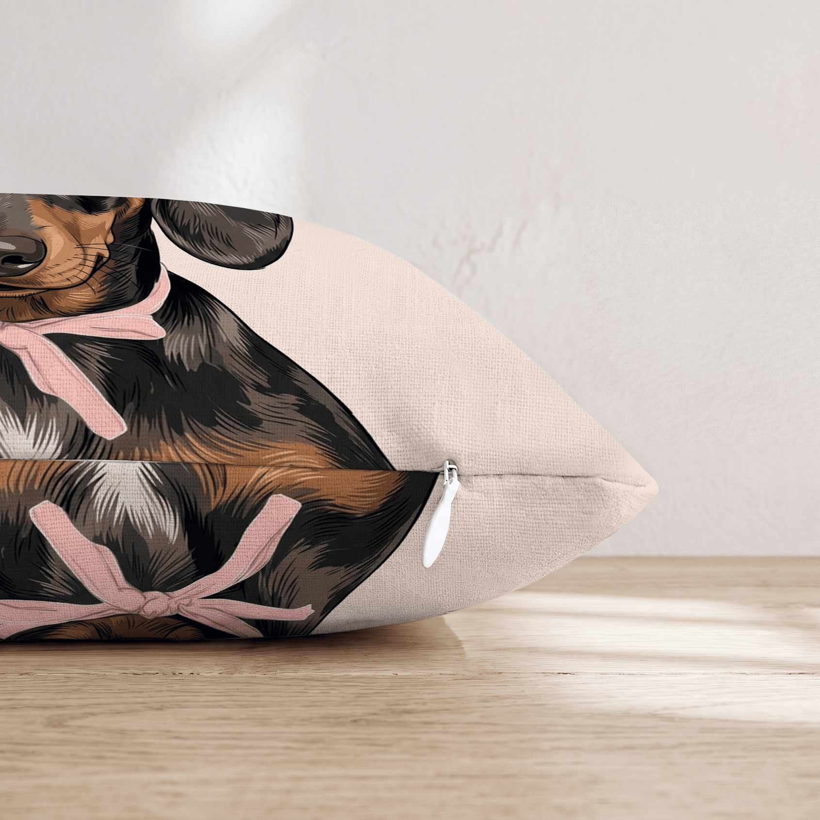 Dachshund Portrait Throw Pillow - Hillcroft Home