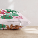 Dachshund Sleigh Ride Throw Pillow - Hillcroft Home