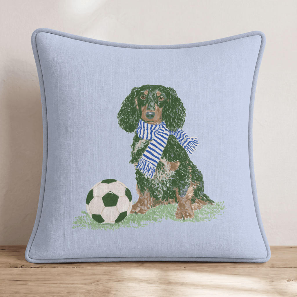Dachshund Teammate Throw Pillow - Hillcroft Home