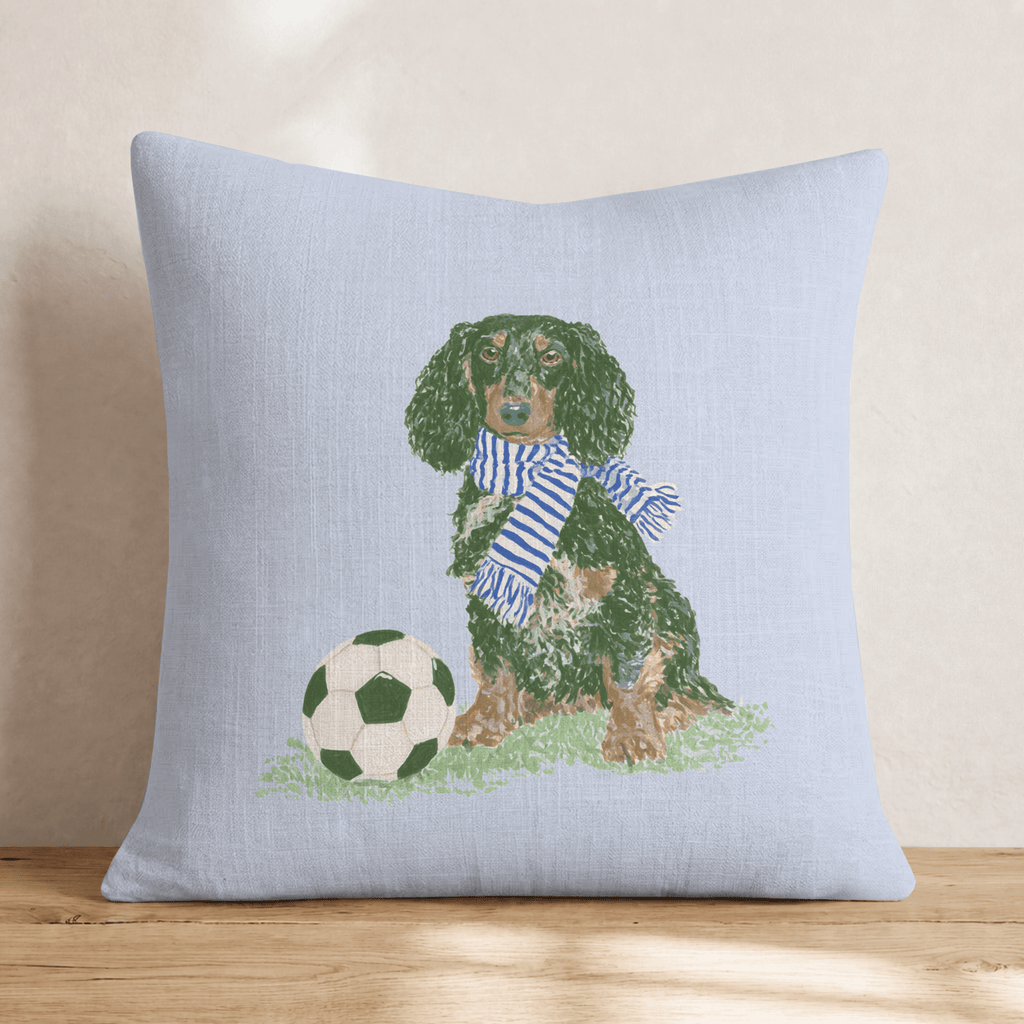 Dachshund Teammate Throw Pillow - Hillcroft Home