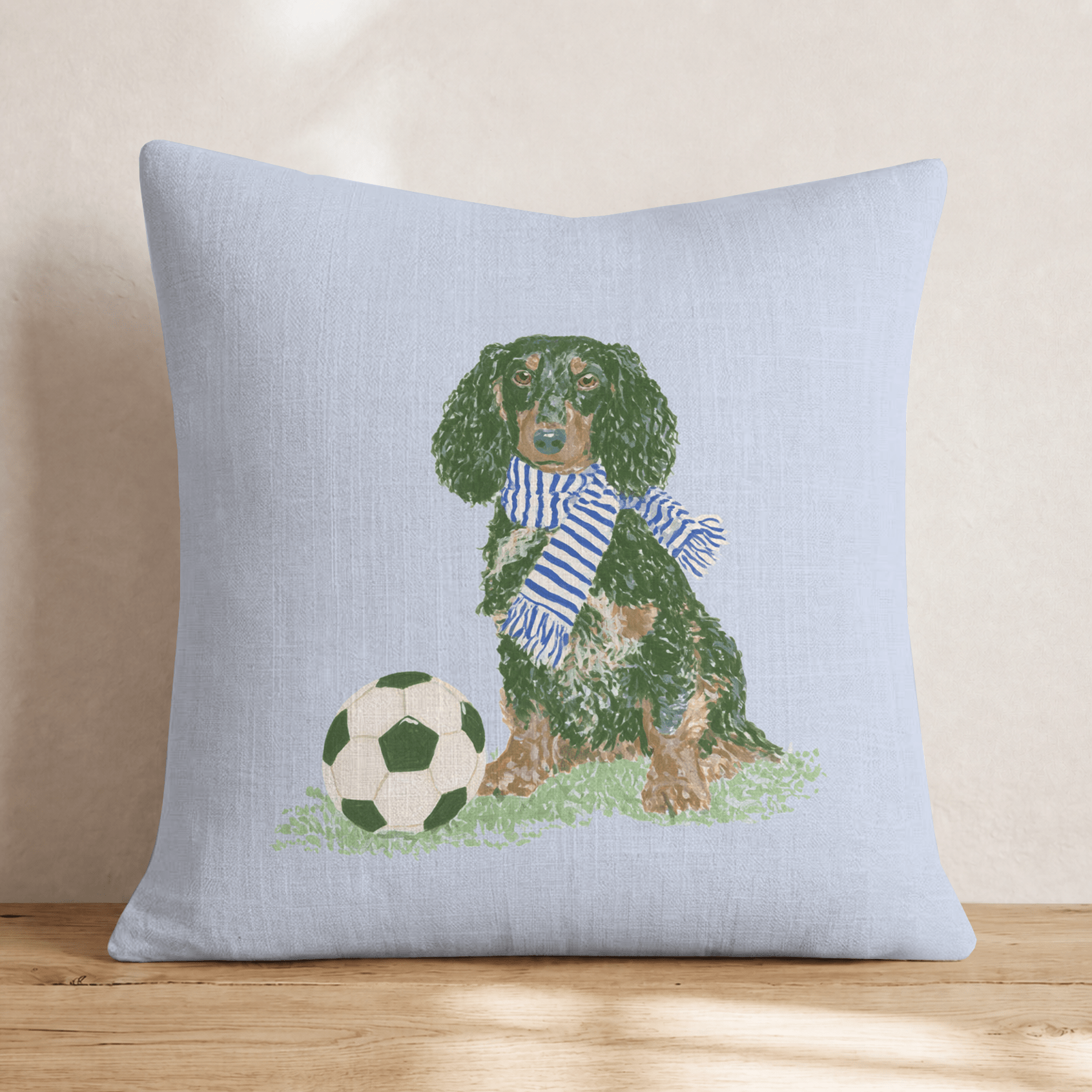 Dachshund Teammate Throw Pillow - Hillcroft Home