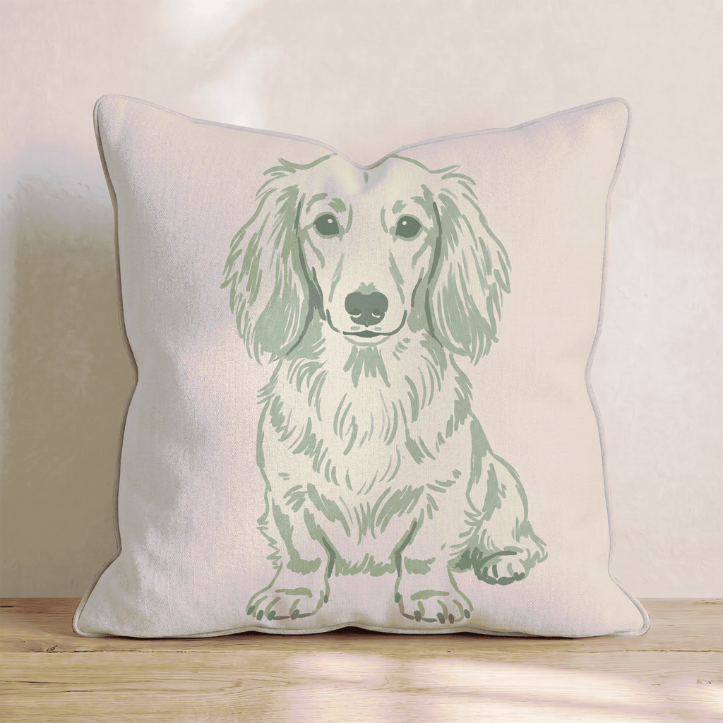 Dachshund Throw Pillow - Hillcroft Home