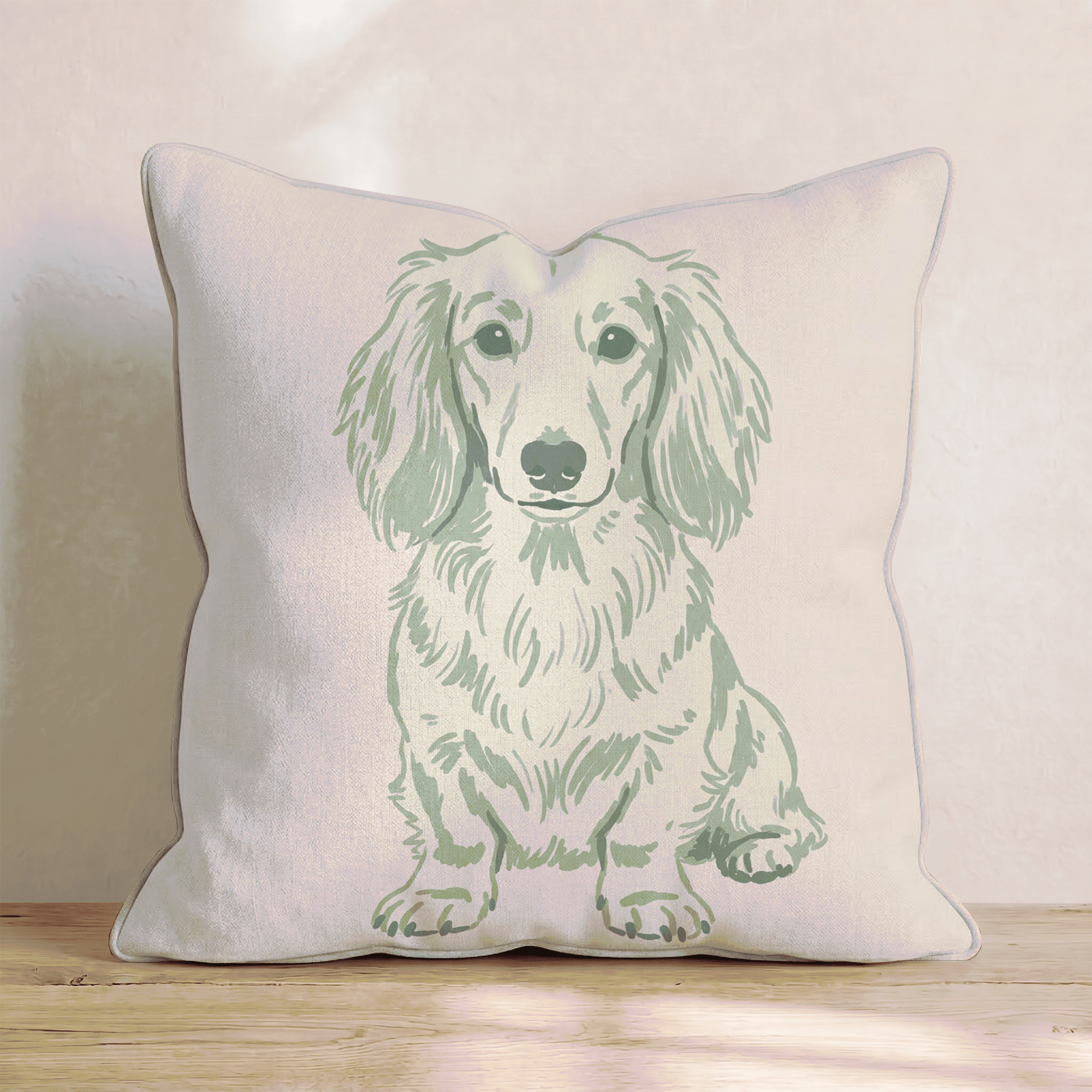 Dachshund Throw Pillow - Hillcroft Home
