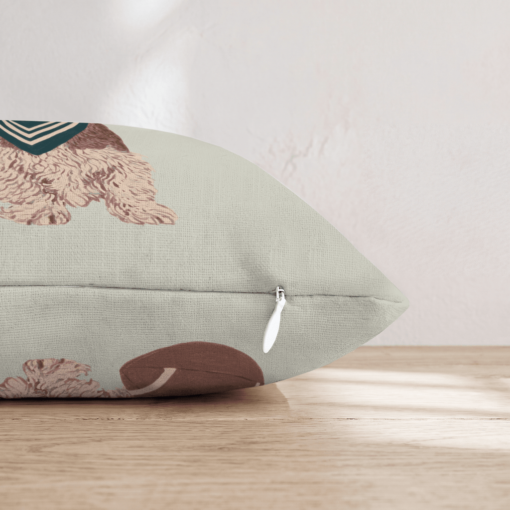 Dachshund Touchdown Throw Pillow - Hillcroft Home